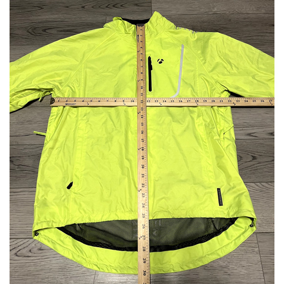 Bontrager Men’s Neon Full Zip Lightweight Windbreaker Cycling Jacket Size L - Picture 2 of 5
